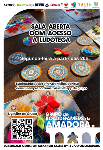 Encontro Semanal do Grupo de Boardgamers da Amadora